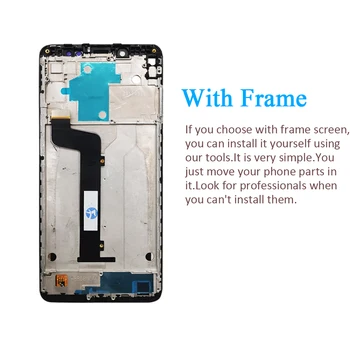 PINZHENG AAAA LCD Za Xiaomi Redmi Opomba 5 Pro Zaslon Računalnike Skupščine Zamenjava Za Redmi Opomba 5 Pro, Z Okvirjem