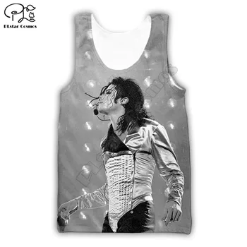 PLstar Kozmos Michael Jackson 3D Tiskanih Moške, za ženske t shirt Harajuku poletje majica Kratek rokav Priložnostne T-shirt top slog-1