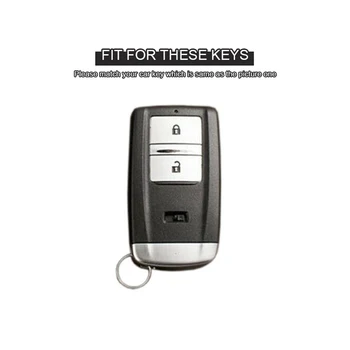 Pravega Usnja Avto Smart Key Fob Kritje Primera Lupini Keychain Za Acura MDX RDX RLX ILX TLX Daljinsko Suknjič 2018 2019 Avto Styling