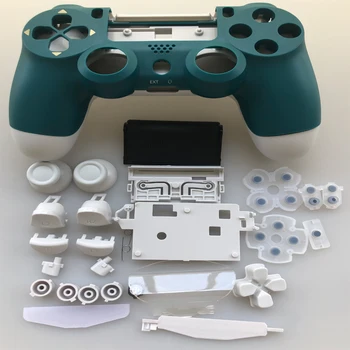 PS4 PRO Krmilnik za Celoten Sklop, Ohišje Primeru Lupini za Sony PlayStation 4 Pro JDM 040 JDS 040 Gen 2th V2 Zajema Alpska Zelene Kože, Kit
