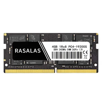 Rasalas DDR4 RAM 4 GB 1RX8 PC4-10600S 2133Mhz 2400MHz 2666MHz pomnilnik so-DIMM 1,2 V Zvezek 260Pin Black Laptop Memory Sodimm NE-ECC