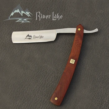 Reke, jezera naravnost Britev Zložljiva Britje Nož Professional Moških Priročnik Brado Brivnik iz Nerjavečega Jekla Straight Edge Barber