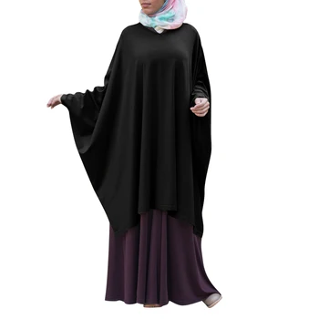 Režijske Niqab Ramadana Burka Muslimanskih Dolgo Khimar Vrhovi Ženske Molitev Garmenr Arabski Jilbab Islamska Oblačila Abaya tam kaftan Jurken 1pcs