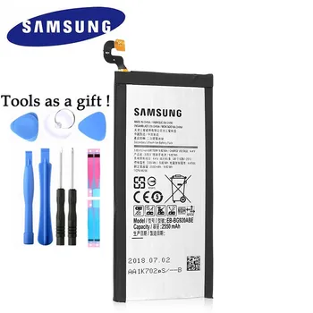 SAMSUNG Original Telefon Baterija EB-BG920ABE Za Samsung GALAXY S6 SM-G920 G920F G920i G920A G920V G9200 G9208 G9209 2550mAh