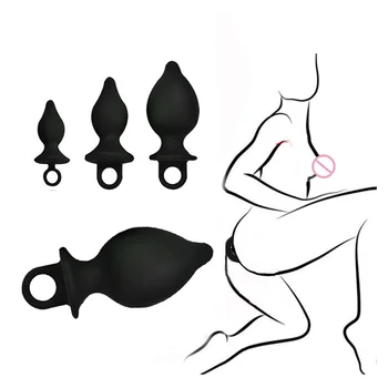 Silikonski Rit Butt Plug Dildo Anus Expander G spot Spodbujanje Kroglice Buttplug Prostate Massager Adult Sex Igrače Za Ženske Moški
