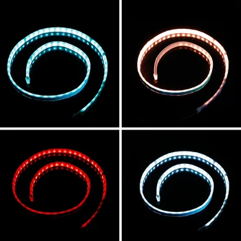 SNCN Trunk Luči Trakovi LED Avto Dinamično Darkice Rep Luči Za Renault Zoe Clio Twingo Captur Megane Scenic Kadjar Koleos