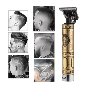 Strokovno Men ' s Hair Trimmer Clipper 0 mm Baldheaded Rezalnik Brado Britje Natančnost Končna Lase Rezanje Odraslih Otrok