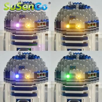 SuSenGo Led Luči Komplet Za 10225 Star Vojne R2-D2 Združljiv Z 05043 35009 , ŠT Gradnike Modela