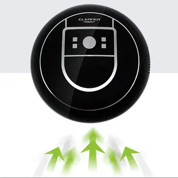 Svetloba Robot sesalnik z Močno Sesalne in Daljinski Nadzor Super Tiho Design, Ultra slim Telo Touch Stikalo