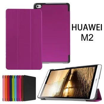 Tablični primeru Za Huawei MediaPad 8.0 M2 M2-801W M2-803L kritje za huawei mediapad M2 M2-803L zložljiva primeru usnje smart slim capa