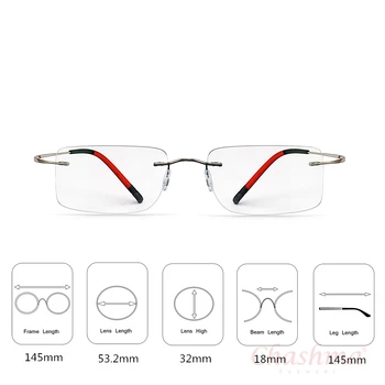 Titana Prehod sončna Očala Photochromic Očala Kratkovidna očala Moških Presbyopia z dioptrije na Prostem Presbyopia Očala