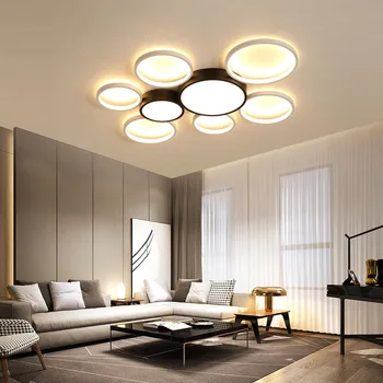Tovarne neposredno Nordijska moderna dnevna soba LED stropna svetilka spalnica lučka restavracija LED lestenec hotel svetilka, okrogle LED lučka