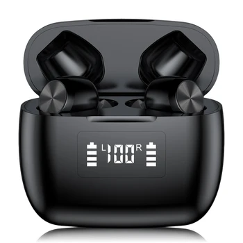 TWS Bluetooth 5.0 Slušalke LED Zaslon Brezžične Slušalke 9D Stereo Šport Nepremočljiva Čepkov Slušalke Z Mikrofonom