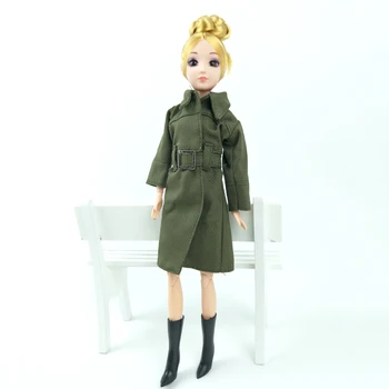 Urad Dama Moda Plašč Za Barbie Doll Oblačila & Obutev Trenchcoat Obleke Za Barbie Lutke Otroci Igrače 1/6 Lutka Dodatki