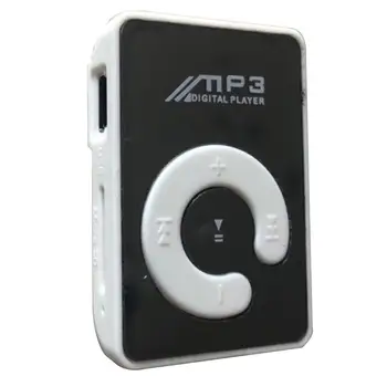 USB kovinski mini Clip mp3 Predvajalnik šport prenosne Glasbe, digitalni TF/Reže za Kartice SD predvajalnik mp 3 igralec kartico teče