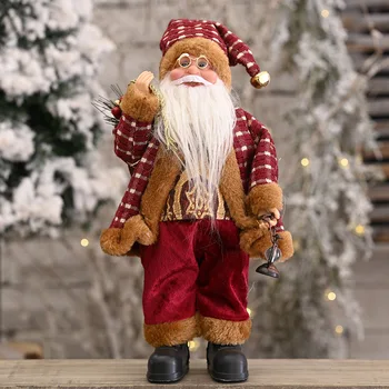 Ustvarjalne Božič Canta Claus Lutke Božič Nahrbtnik Starec Igrače Božič Decors Za Dom Božična Darila Za Otroke