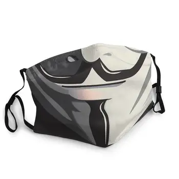 V for Vendetta Evey Sci-fi Film Varstvo je Smešno Masko Unisex Guy Fox Obraz Stroj Tkanine Masko za Zaščito Respirator Žarilna