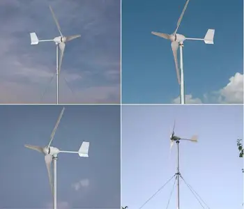 Vroče prodaje 1kw wind generator z dc veter polnjenje krmilnik vetrne turbine 24v 48v za možnost