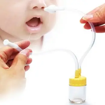 Vroče Prodaje Baby Safe Nos Čistilo Vakuumsko Sesalno Nosno Sluz izcedek iz Aspirator Vdihniti Nosni sesalno napravo baby nego #26
