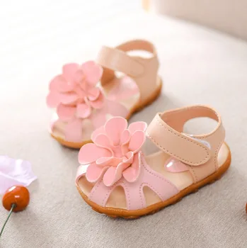 Vroče PRODAJE otroci čevlji 2016 poletje nov cvet princesa dekleta čevlji baby otrok toe skp, ki zajema dekleta sandali velikost 21-30