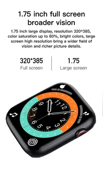 X16 Pametno Gledati 2021 Bluetooth igra 1.75 palčni klic Fitnes zapestnica srčni utrip Moških za ios android pk w26 34 t500 t600 46