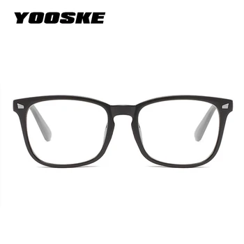 YOOSKE Modra Svetloba Blokiranje Očala Retro Optičnih Slik Ženske Moški Očala Okvir Računalnik Očala