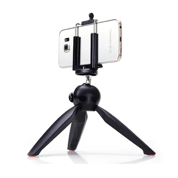 Yunteng 228 Mini Stojalo Triped + Držalo za Telefon Posnetek Namizje Self-Stojalo za Mini Kamero/Mobilni telefon