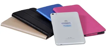 Za Huawei Mediapad T2 7.0 Pro PLE-703L PLE-701L Tablet Ultra Slim Svile Projekcijska Stojala PU Usnja, Kože Primeru Zajema Zaščitnik Vrečko