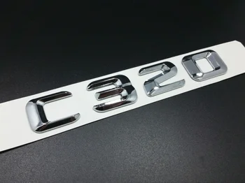 Za Mercedes-Benz C Razred C32 C36 C63 C300 C180 C200 C220 C230 C250 W210 W212 Zadaj Prtljažnik Emblem Značko Logotip Tovarniška Ploščica Nalepke