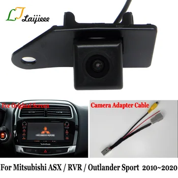 Za Mitsubishi ASX RVR Outlander Sport 2010~Pr. HD Avto Pogled od Zadaj Obračanje Fotoaparat & Kabel Združljiv OEM Tovarne Zaslona