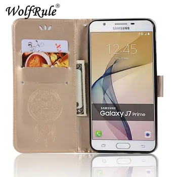 Za Pokrovček Samsung Galaxy J7 Prime Primeru Flip Usnjena torbica za Samsung Galaxy On7 2016 Telefon Vrečko Kritje velja Za Samsung J7 Prime