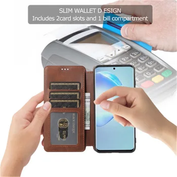 Za Samsung Galaxy S20 Ultra flip Usnje Poslovni pokrovček za Galaxy S20 10 9 8 plus S10E pokrov z denarnico reža za kartico primeru