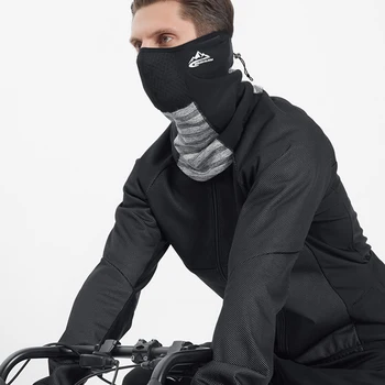 Zimski Kolesarski Maska S Filtri PM2.5 Za Boj Proti Onesnaževanju Kolesarjenje Pol Masko Toplo Runo Dihanje Windproof Zunanji Masko