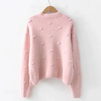 Ženske pulover puloverji 2020 moda nove Jesensko Zimske 4 barve Debele pletene ženski dolgo oplaščeni mehke pletenine