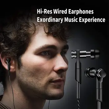 Žične Slušalke Hi-Res Slušalke Slušalke z Dvojno Voznik v Ušesu Slušalka s Snemljivo Kabel, Sweatproof, Šumov Earpho