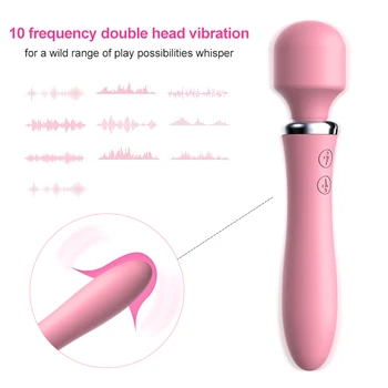 10 Načini Dildo Vibratorji Sex Igrače za Žensko AV Čarobno Palico z vibriranjem Vaginalne Klitoris Stimulator Telo Massager Seks Izdelka