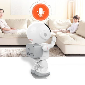 1080P Astronavt Robot WiFi IP Kamera Home Security P2P Varnostni Nadzor Night Vision IR CCTV Brezžične Fotoaparat Baby Monitor