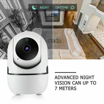 1080P Kamera Pan Nagib 2MP Dome Notranja IP Kamera, dvosmerni Audio CCTV WiFi Kamera Baby Monitor Video Nadzor Varnosti