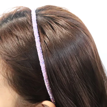 10Pcs/veliko korejski Trdna Bleščice Hairband za Dekleta, Ženske, Modni, Svetleči Candy Barve Otroci Trakovi za Lase Hoop Dodatki za Lase