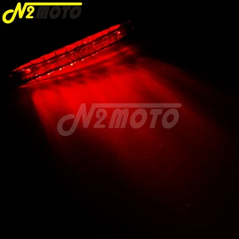 12V Motocikel 9 Rdeča LED zadnje luči Trak Zadaj Rep Stop Zavorna Luč Svetilke Opozorilne Luči Univerzalno Za ATV Štirikolesniki Ulica Moto