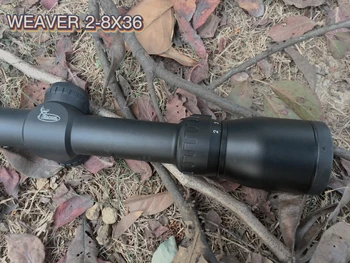 2-8X36 Lov Riflescope Področje Secod Žariščnoravninski Detektorski Optika Z 11 ali 20 MM, za vgradnjo v Železniškem Black Puška streljanje Področje uporabe