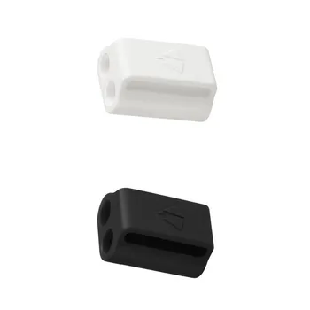 2 Kos Prenosni Anti-izgubil Trak Silikonski Primeru Držalo za Apple AirPod črno Bel