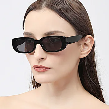 2020 Mala sončna Očala Ženske Moški Trendy Letnik blagovne Znamke Oblikovalec Hip Hop Kvadratnih Gradient Leče, sončna Očala Ženska Očala UV400