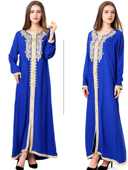2020 novo Eid tam kaftan Abaya Dubaju, Turčija, Muslimani moda Obleko, Hidžab Ameriki Islam Oblačila abayas Za Ženske de moda musulmana