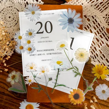 20sets/veliko Kawaii Tiskovine Nalepke steklenico cvetje Dnevnik Načrtovalec Dekorativni Mobilne Nalepke Scrapbooking DIY Obrti Nalepke