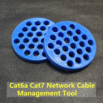 24wires Kabel Orodja za Upravljanje Cat6A Kategorije 6A Cat7 Omrežni Kabel glavnik Kabel Utrjevalec Orodje za Upravljanje ureditev Napeljave orodje