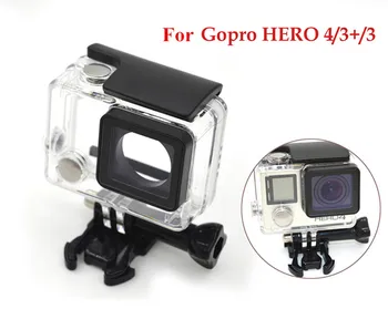 40M Podvodni Vodotesno Ohišje Ohišje Za GoPro Hero 3 3+ Zaščitni Lupini Kritje Za GoPro Hero 3+ 4 delovanje Fotoaparata Dodatki