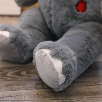 50 cm 70 cm Velikan Živali Siva Slon Polnjene Mehki Pliš Lutka Igrača za Božično Darilo za Otroka