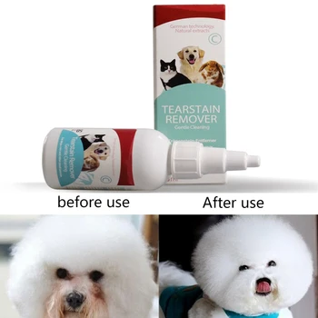 50 ml Hišne Samo Oči Stain Remover Za Belo Krzno, Pes In Mačka Solze Madeže Odstranite Zdravljenje Hišnih Solze Kapljice za Oči
