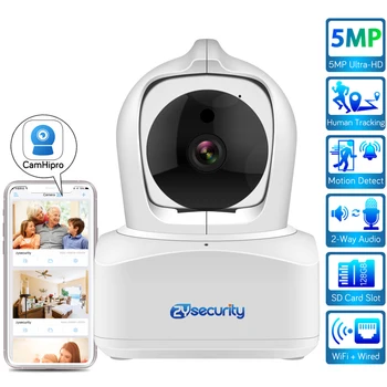 5MP 3MP IP Kamera Dome WiFi 15M IR Nočno opazovanje Brezžične Humanoid Sledenje CCTV Kamere, Video Nadzor, Hišni Fotoaparat CamHipro